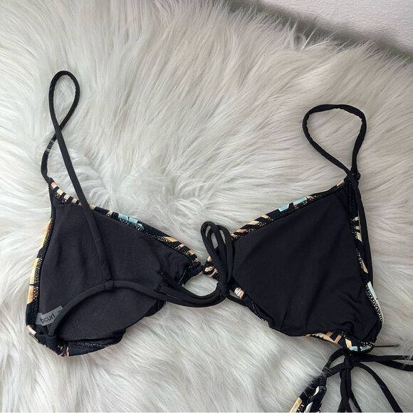 NWT RIP CURL Sun Dance Tri Set in Black Beach Womens Top & Bottom Size Large - Picture 4 of 7